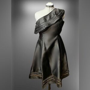 NWT ADRIANNA PAPELL Mikado Cocktail Dress wmns sz 6